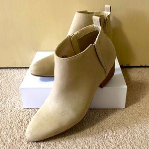 Nude Suede Boots